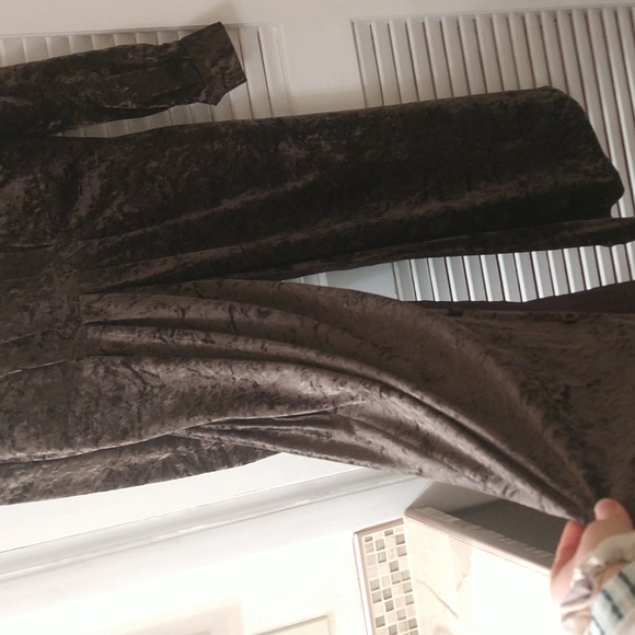 Crushed velvet coat - Picture 3 of 4